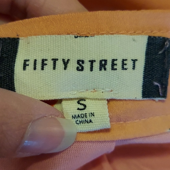 Y2K Peach Floral Daisy Mini Skirt Size Small - Picture 3 of 4